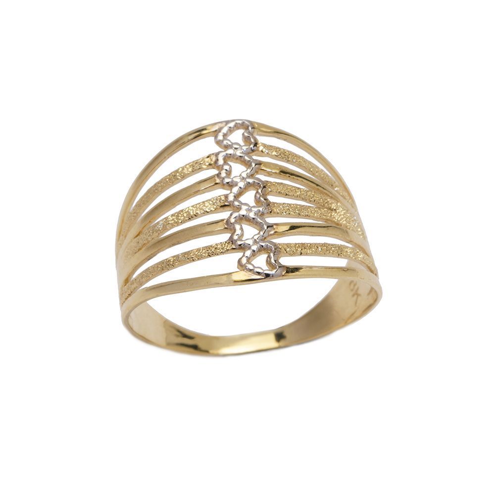 Anel Cora��o Infinito em Ouro 18 Kilates - 25020